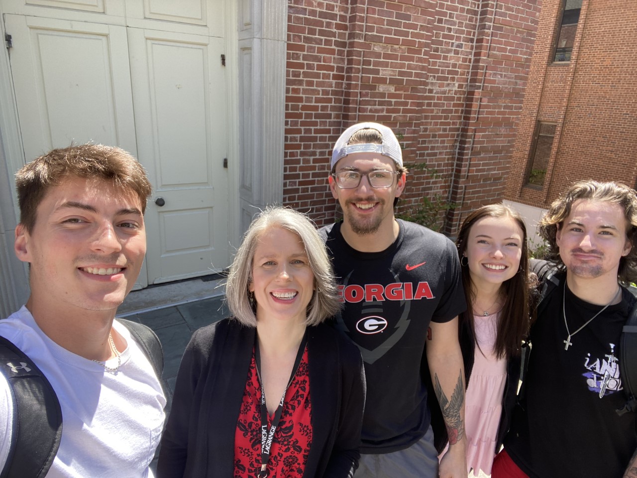 Student rings Chapel Bell 